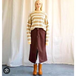 Boheme Goods Bull Denim Skirt